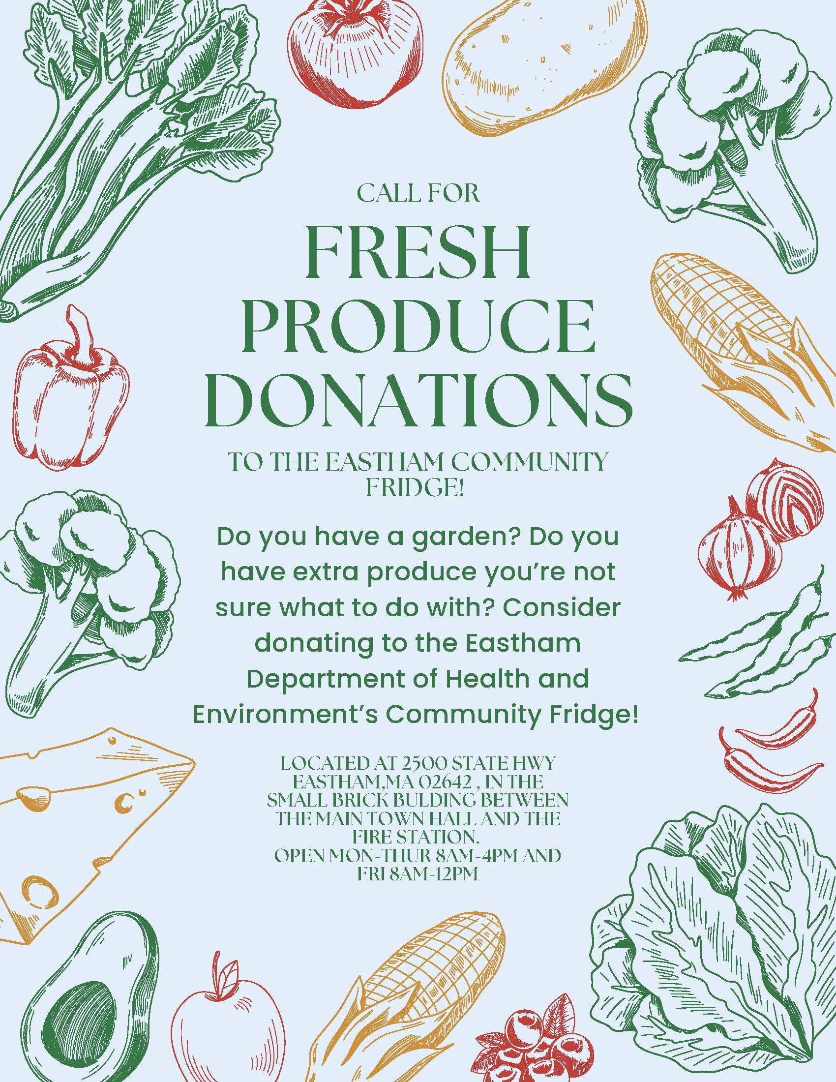 Eastham Community Fridge Donations 