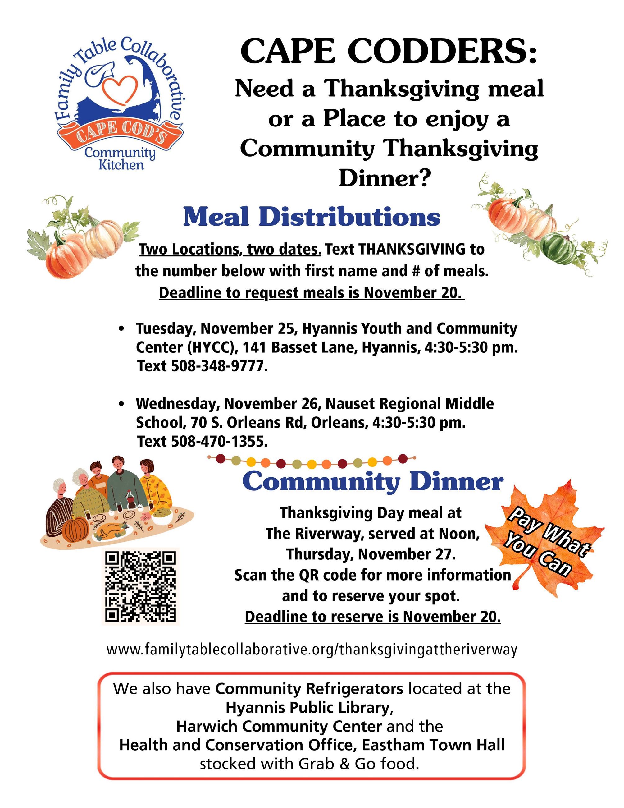 Family Table Collaborative Thanksgiving 